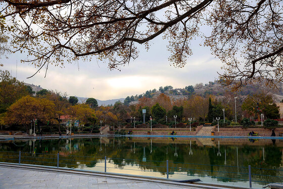 طبیعت پاییزی بوستان های مشهد