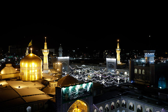  مراسم تحویل سال 1401 در حرم مطهر رضوی