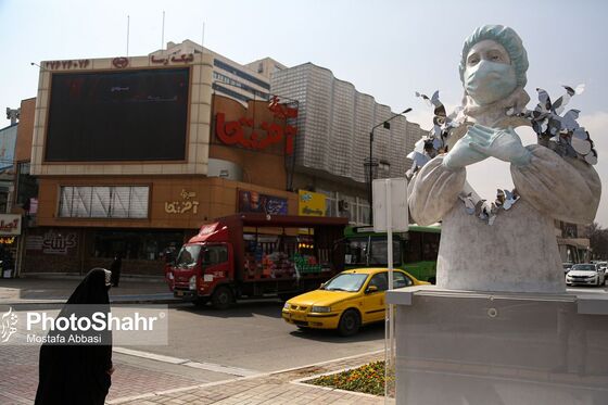 یادمان‌های نوروزی در خیابان‌های شهر