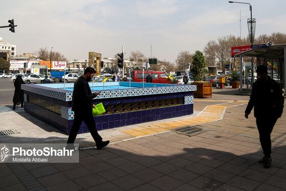 یادمان‌های نوروزی در خیابان‌های شهر