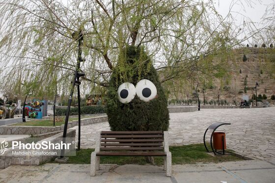یادمان‌های نوروزی در خیابان‌های شهر