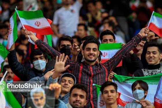 ورزشگاه امام رضا (ع)‌قبل از شروع بازی ایران و لبنان
