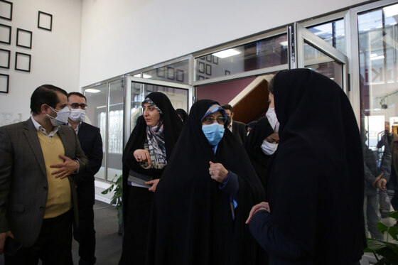 بازدید معاون رییس جمهور در امور زنان و خانواده از کارخانه نوآوری مشهد
