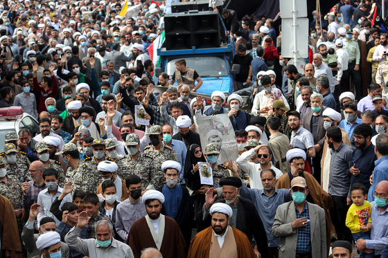 تشییع پیکر شهید حجت الاسلام اصلانی در مشهد