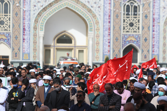 تشییع پیکر شهید حجت الاسلام اصلانی در مشهد