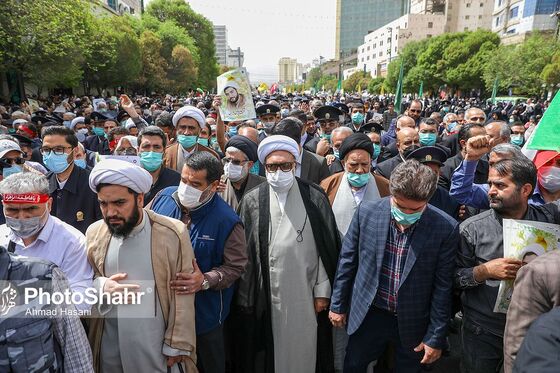 تشییع پیکر دومین شهید روحانی حادثه تروریستی حرم رضوی