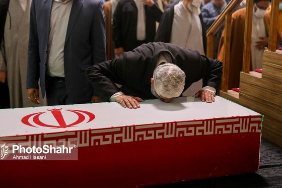 تشییع پیکر دومین شهید روحانی حادثه تروریستی حرم رضوی