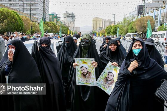 تشییع پیکر دومین شهید روحانی حادثه تروریستی حرم رضوی