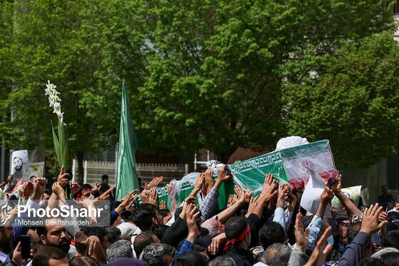 تشییع پیکر دومین شهید روحانی حادثه تروریستی حرم رضوی