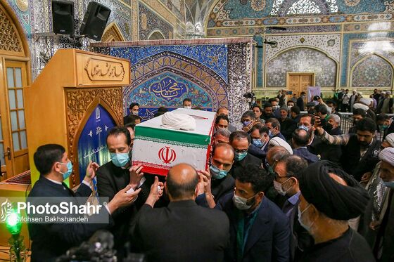 تشییع پیکر دومین شهید روحانی حادثه تروریستی حرم رضوی