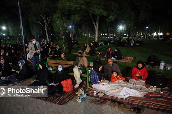 مراسم احیاء شب بیست و سوم ماه رمضان در بوستان های ملت و کوهسنگی