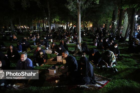 مراسم احیاء شب بیست و سوم ماه رمضان در بوستان های ملت و کوهسنگی
