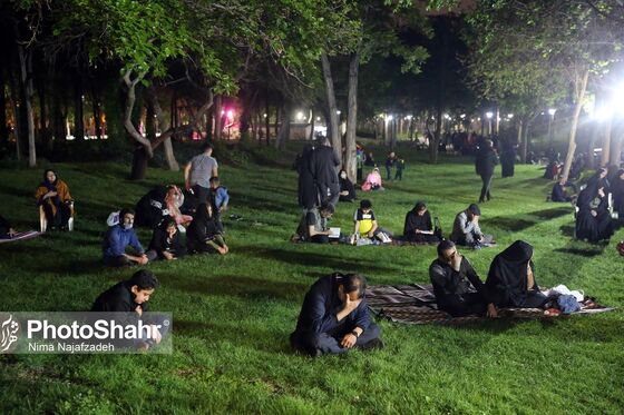 مراسم احیاء شب بیست و سوم ماه رمضان در بوستان های ملت و کوهسنگی