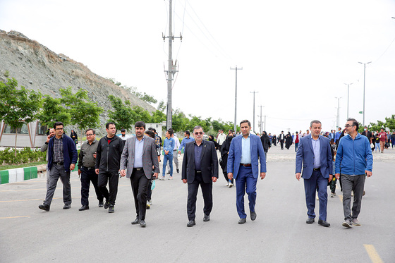 همایش پیاده روی خانوادگی پاکبانان نمونه مشهد