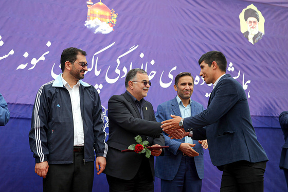 همایش پیاده روی خانوادگی پاکبانان نمونه مشهد