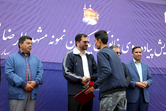 همایش پیاده روی خانوادگی پاکبانان نمونه مشهد