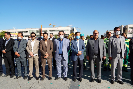 مراسم اذن خدمت آغاز پویش «محله رضوی»