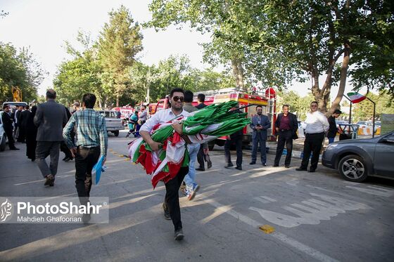 آیین بازگشایی معابر پادگان لشکر 77