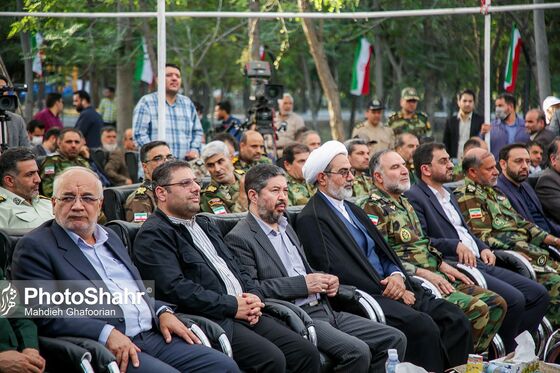 آیین بازگشایی معابر پادگان لشکر 77