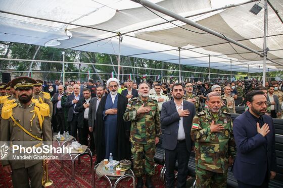آیین بازگشایی معابر پادگان لشکر 77
