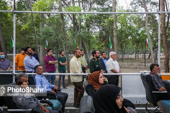 آیین بازگشایی معابر پادگان لشکر 77