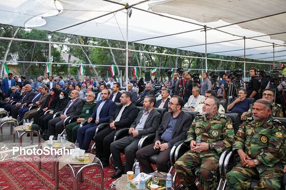 آیین بازگشایی معابر پادگان لشکر 77