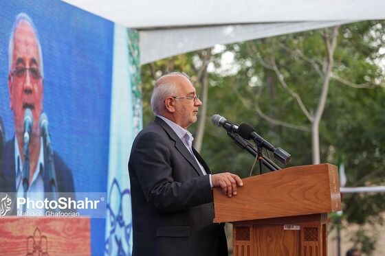 آیین بازگشایی معابر پادگان لشکر 77