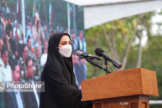 آیین بازگشایی معابر پادگان لشکر 77