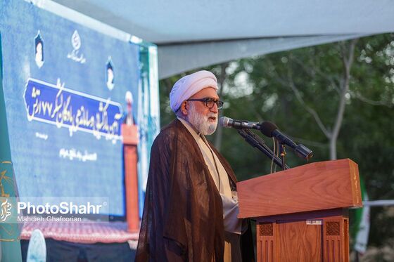 آیین بازگشایی معابر پادگان لشکر 77
