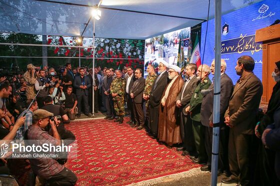 آیین بازگشایی معابر پادگان لشکر 77