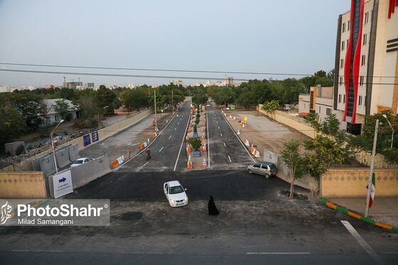 آیین بازگشایی معابر پادگان لشکر 77