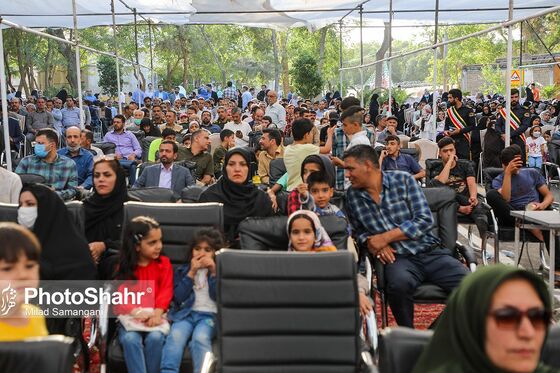 آیین بازگشایی معابر پادگان لشکر 77