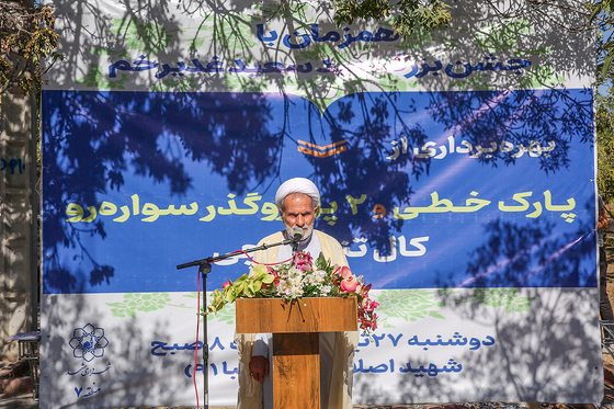 مراسم بهره‌برداری از پارک خطی و دو پل روگذر سواره کال تنباکوچی
