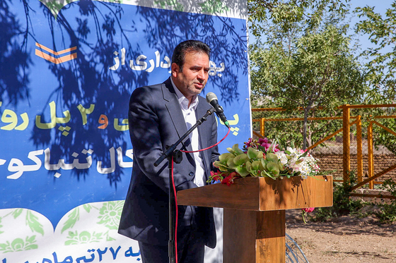 مراسم بهره‌برداری از پارک خطی و دو پل روگذر سواره کال تنباکوچی