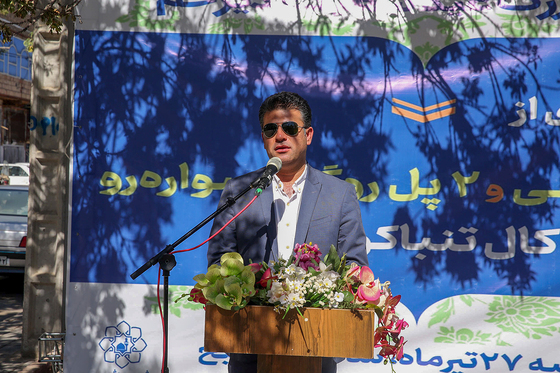 مراسم بهره‌برداری از پارک خطی و دو پل روگذر سواره کال تنباکوچی