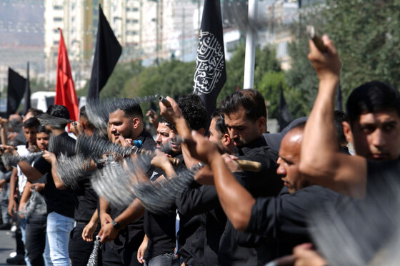 عزاداری روز تاسوعا در مشهد مقدس