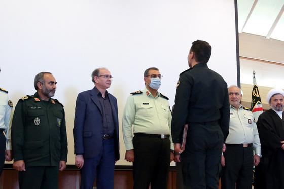  مراسم تودیع ومعارفه فرمانده انتظامی مشهدمقدس 
