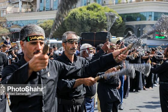پیاده‌روی جاماندگان اربعین حسینی در مشهد