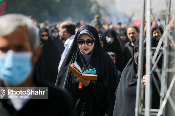 پیاده‌روی جاماندگان اربعین حسینی در مشهد