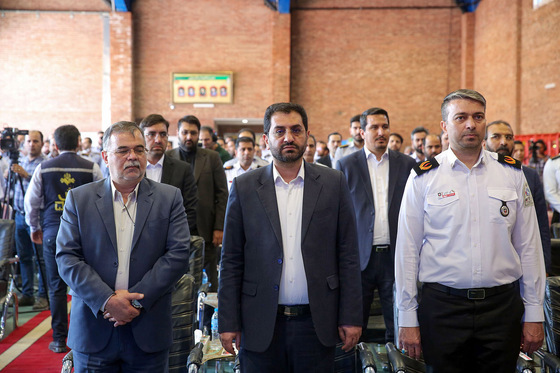 رژه ناوگان خودرویی آتش نشانی مشهد