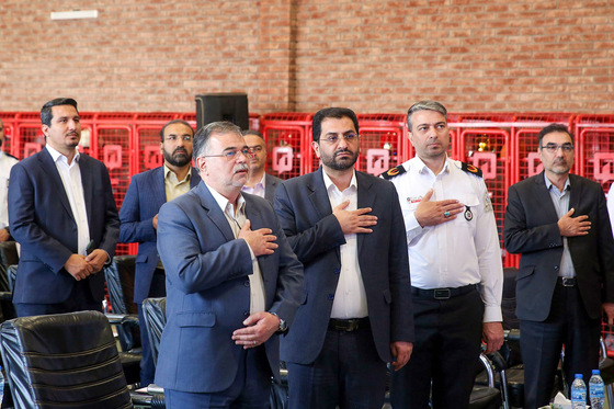 رژه ناوگان خودرویی آتش نشانی مشهد