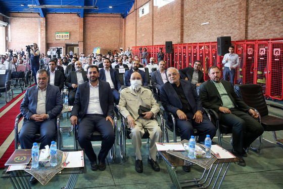 رژه ناوگان خودرویی آتش نشانی مشهد