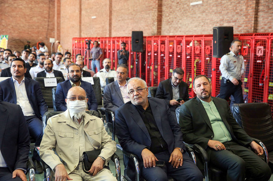 رژه ناوگان خودرویی آتش نشانی مشهد