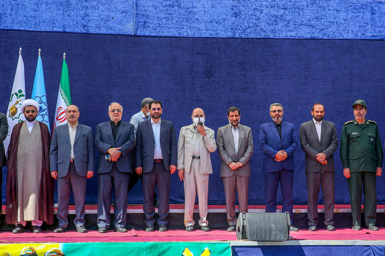 رژه ناوگان خودرویی آتش نشانی مشهد