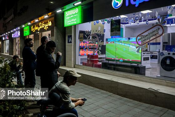 تماشای اولین بازی ایران در جام جهانی۲۰۲۲