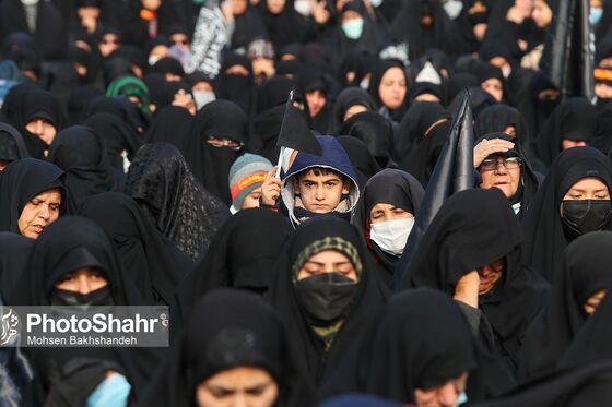 تشییع پیکر مطهر ۱۰ شهید گمنام در مشهد