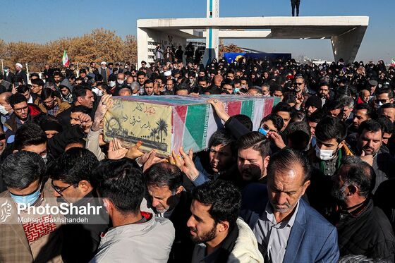 مراسم تشییع و تدفین شهید گمنام در دانشگاه فردوسی مشهد