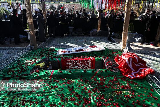 مراسم تشییع و تدفین شهید گمنام در دانشگاه فردوسی مشهد