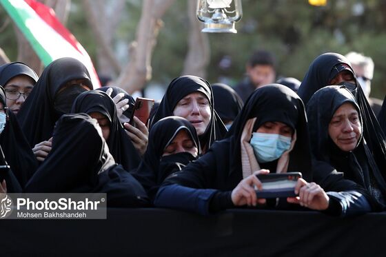 مراسم تشییع و تدفین شهید گمنام در دانشگاه فردوسی مشهد