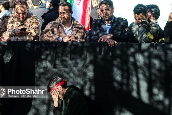 مراسم تشییع و تدفین شهید گمنام در دانشگاه فردوسی مشهد